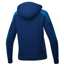 Erima Evo Star Training Jacket with Hood (high wearing comfort) navy blue/blue Ladies