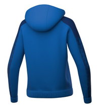 Erima Training Jacket Evo Star with Hood (high wearing comfort) royal blue/navy blue Ladies