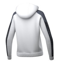 Erima Training Jacket Evo Star with Hood (high wearing comfort) white/black ladies