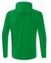 Erima Training Jacket Liga Star with Hood (durable and elastic functional material) emerald green/white Men