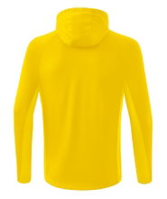 Erima Training Jacket Liga Star with Hood (durable and elastic functional material) yellow/black Men