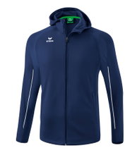 Erima Training Jacket Liga Star with Hood (durable and elastic functional material) navy blue/white Boys