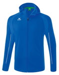 Erima Trainingsjacke Liga Star mit Kapuze (strapazierfähig und elastisches Funktionsmaterial) royalblau/weiss Herren