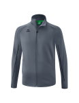 Erima Trainingsjacke Liga Star Polyester (Stehkragen, strapazierfähig) grau/schwarz Herren