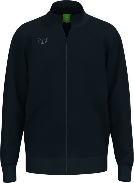 Erima Trainingsjacke Premia (Mischgewebe, angenehmes Tragegefühl) schwarz Herren