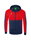 Erima Trainingsjacke Six Wings mit Kapuze (Baumwollmix, weich und bequem) navyblau/rot Herren