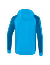 Erima Trainingsjacke Six Wings mit Kapuze (Baumwollmix, weich und bequem) curacaoblau Herren