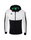 Erima Trainingsjacke Six Wings mit Kapuze (Baumwollmix, weich und bequem) schwarz/weiss Herren