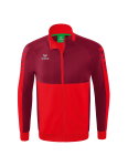 Erima Trainingsjacke Six Wings Worker (100% Polyester, Stehkragen, strapazierfähig) rot/bordeaux Jungen