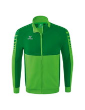 Erima Trainingsjacke Six Wings Worker (100% Polyester, Stehkragen, strapazierfähig) grün/smaragd Herren