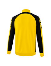 Erima Training Jacket Six Wings Worker (100% Polyester, Stand-up collar, durable) yellow/black Men