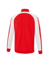 Erima Training Jacket Six Wings Worker (100% Polyester, Stand-up collar, durable) red/white Boys