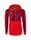 Erima Trainingsjacke Six Wings mit Kapuze (Baumwollmix, weich, bequem, taillierter Schnitt) rot/bordeaux Damen
