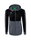 Erima Trainingsjacke Six Wings mit Kapuze (Baumwollmix, weich, bequem, taillierter Schnitt) grau/schwarz Damen