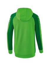 Erima Training Jacket Six Wings with Hood (Cotton Blend, Soft, Comfortable, Tailored Cut) Green/Emerald Women