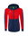 Erima Trainingsjacke Six Wings mit Kapuze (Baumwollmix, weich, bequem, taillierter Schnitt) navyblau/rot Damen