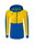 Erima Trainingsjacke Six Wings mit Kapuze (Baumwollmix, weich, bequem, taillierter Schnitt) navyblau/gelb Damen