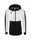 Erima Trainingsjacke Six Wings mit Kapuze (Baumwollmix, weich, bequem, taillierter Schnitt) schwarz/weiss Damen
