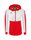 Erima Trainingsjacke Six Wings mit Kapuze (Baumwollmix, weich, bequem, taillierter Schnitt) rot/weiss Damen