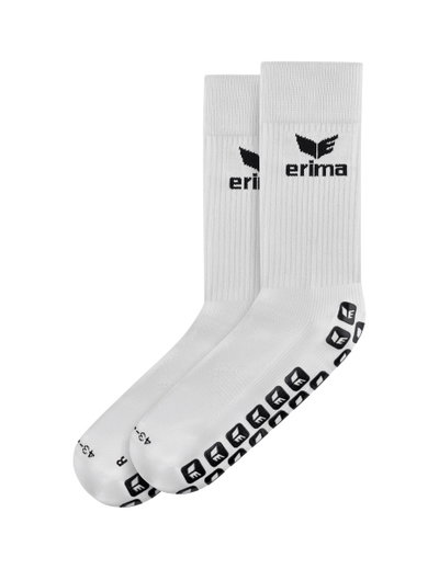 Erima Trainingssocke Grip (feuchtigkeitsregulierend) weiss/schwarz- 1 Paar
