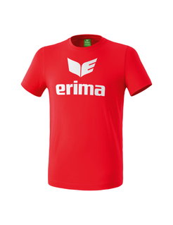 Erima Sport-Tshirt Basic Promo Logo (100% Baumwolle) rot Herren