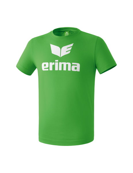 Erima Sport-Tshirt Basic Promo Logo (100% Baumwolle) grün Herren