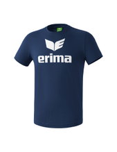 Erima Sport-Tshirt Basic Promo Logo (100% Baumwolle) navyblau Herren