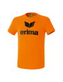 Erima Sport-Tshirt Basic Promo Logo (100% Baumwolle) orange Herren