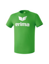 Erima Sport-Tshirt Basic Promo Logo (100% Baumwolle) grün Jungen