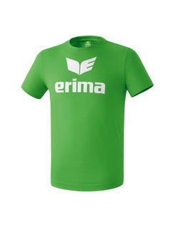 Erima Sport-Tshirt Basic Promo Logo (100% Baumwolle) grün Jungen