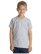 Erima Sport T-shirt Basic Style (100% cotton, V-neck) grey children
