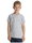Erima Sport-Tshirt Basic Style (100% Baumwolle, V-Ausschnitt) grau Kinder