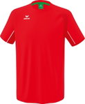 Erima Sport-Tshirt Liga Star (robust, elastisch, feuchtigkeitsableitend) rot/weiss Jungen