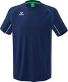 Erima Sport-Tshirt Liga Star (robust, elastisch, feuchtigkeitsableitend) navyblau/weiss Jungen