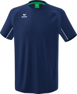 Erima Sport-Tshirt Liga Star (robust, elastisch, feuchtigkeitsableitend) navyblau/weiss Jungen