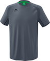 Erima Sport-Tshirt Liga Star (robust, elastisch, feuchtigkeitsableitend) grau/schwarz Jungen