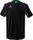Erima Sport-Tshirt Liga Star (robust, elastisch, feuchtigkeitsableitend) schwarz/weiss Herren
