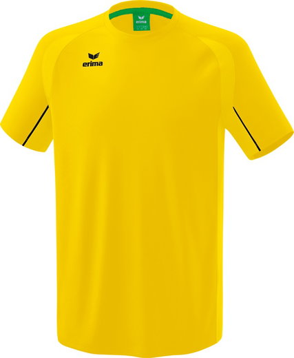 Erima Sport-Tshirt Liga Star (robust, elastisch, feuchtigkeitsableitend) gelb/schwarz Jungen