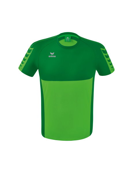 Erima Sport-Tshirt Six Wings (100% Polyester, schnelltrocknend, angenehmes Tragegefühl) grün/smaragd Herren