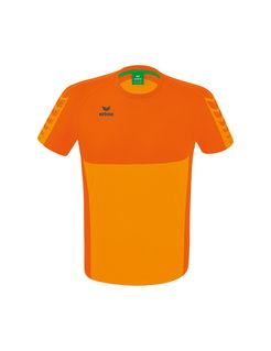 Erima Sport T-shirt Six Wings (100% Polyester, quick-drying, comfortable feel) orange Men
