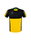 Erima Sport-Tshirt Six Wings (100% Polyester, schnelltrocknend, angenehmes Tragegefühl) gelb/schwarz Herren