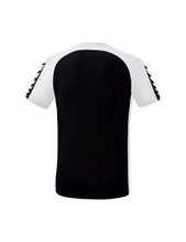 Erima Sport-Tshirt Six Wings (100% Polyester, schnelltrocknend, angenehmes Tragegefühl) schwarz/weiss Jungen