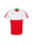 Erima Sport-Tshirt Six Wings (100% Polyester, schnelltrocknend, angenehmes Tragegefühl) rot/weiss Herren