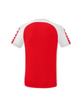 Erima Sport-Tshirt Six Wings (100% Polyester, schnelltrocknend, angenehmes Tragegefühl) rot/weiss Herren