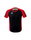 Erima Sport-Tshirt Six Wings Trikot (100% Polyester, strapazierfähig) schwarz/rot Herren