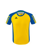 Erima Sport-Tshirt Six Wings Trikot (100% Polyester, strapazierfähig) gelb/royalblau Herren