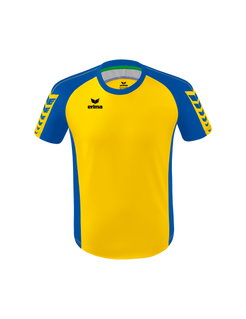 Erima Sport-Tshirt Six Wings Trikot (100% Polyester, strapazierfähig) gelb/royalblau Herren