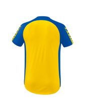 Erima Sport-Tshirt Six Wings Trikot (100% Polyester, strapazierfähig) gelb/royalblau Herren