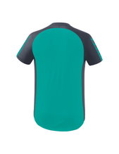 Erima Sport T-shirt Six Wings Jersey (100% Polyester, durable) petrol blue/grey Men