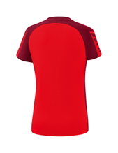 Erima Sport-Shirt Six Wings (100% Polyester, tailored cut, quick-drying) red/bordeaux Women